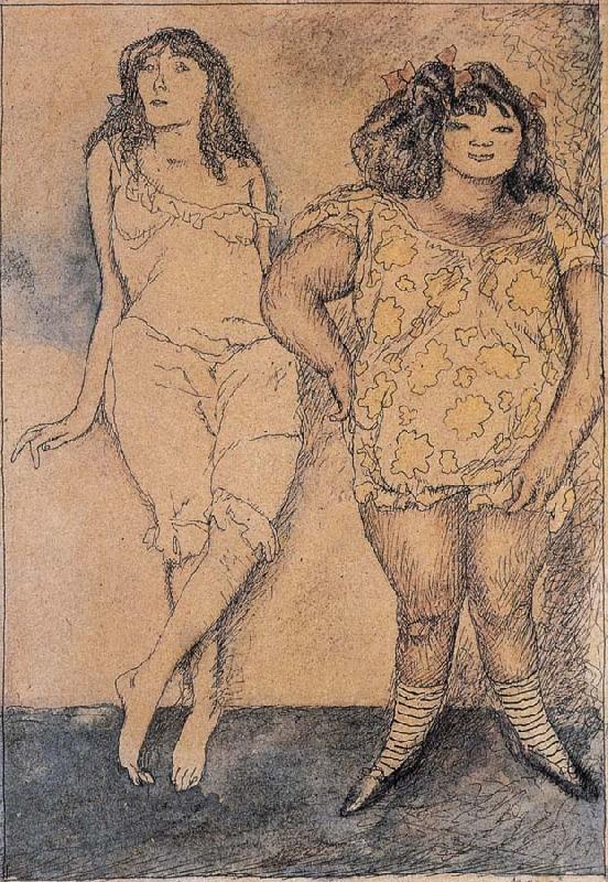 Jules Pascin Two lady Germany oil painting art